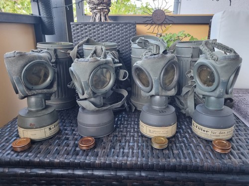 Deutsche gasmasken 1942 wk2 - 4x,